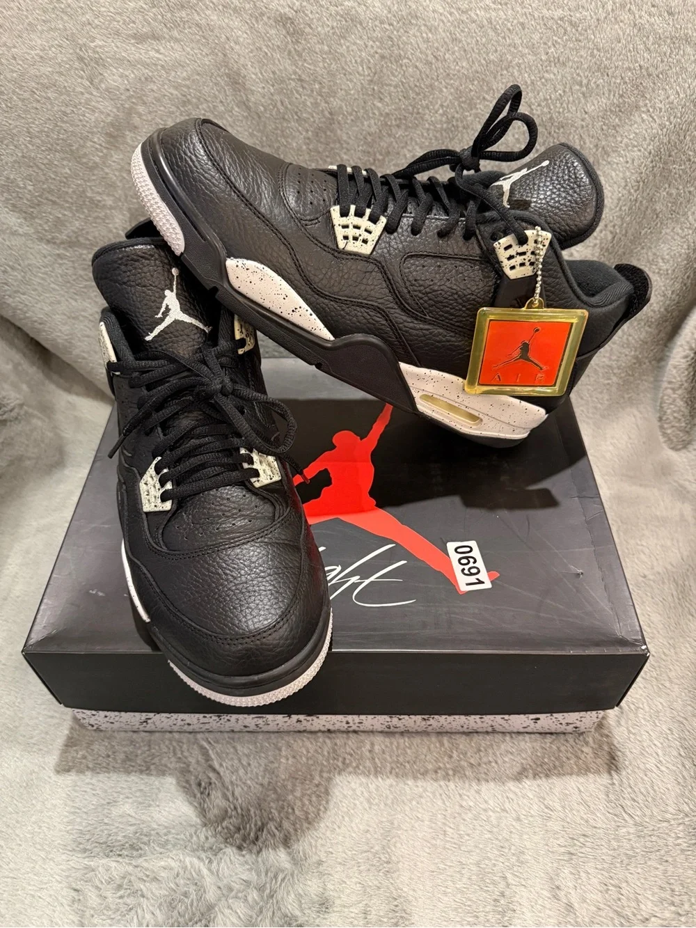 Jordan 4 Retro Oreo (2015) Black Size 13M 314254-003 VERY Clean OG ALL